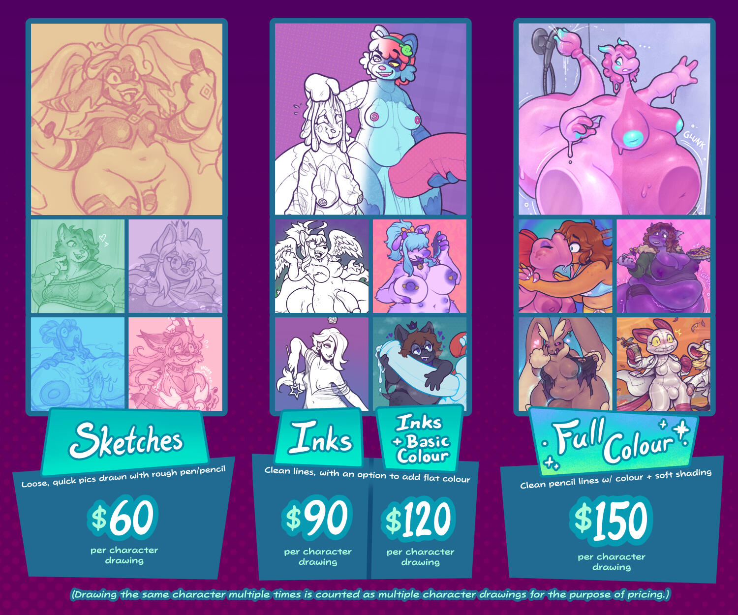 click to see my full-res commission sheet!